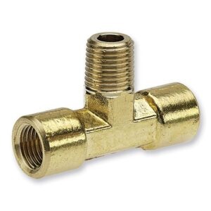 Jamec PEM Male Female Tee Piece 1/4" BSP Male x 1/4" BSP Female x 1/4" BSP Female PEM50.1650