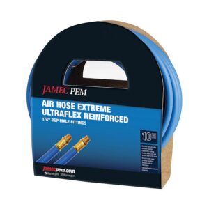 Jamec PEM Extreme Hose 3/8" x 10m with 1/4" BSP M Fittings PEM56.3134