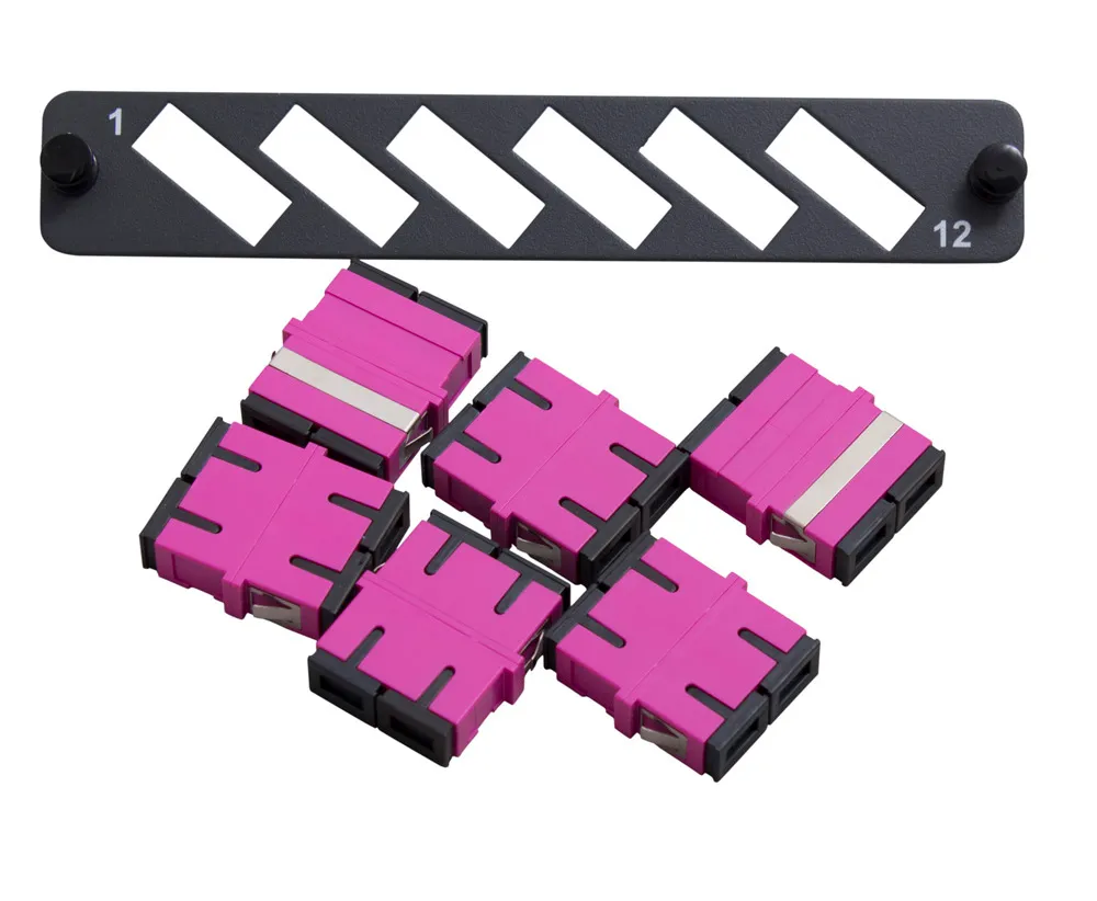 PNL KIT FLAT 12F SCD OM4 1-12 INC THRU