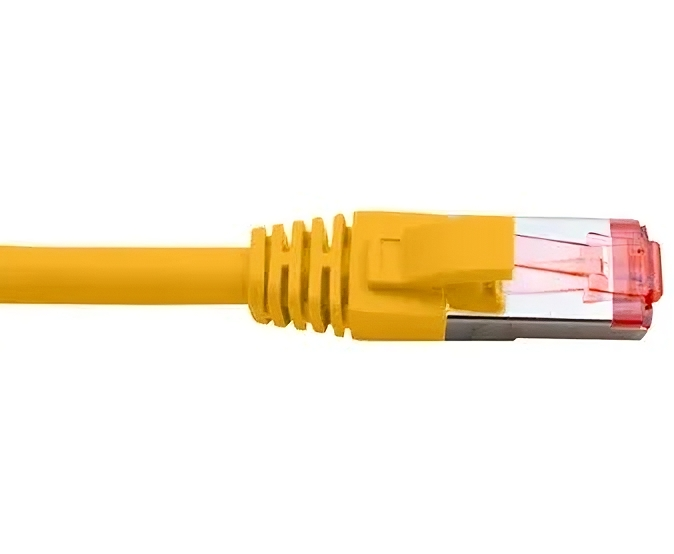 PATCH LEAD C6A SFTP LSZH SLIM 0.5MYELLOW