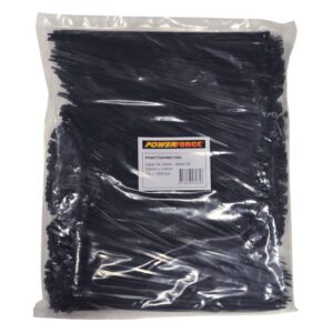 Powerforce Cable Tie Black 300mm x 4.8mm Pack of 1000 POWCT3004BK/1000
