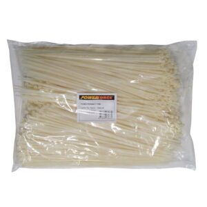 Powerforce Cable Tie Natural 370mm x 4.8mm Pack of 1000 POWCT3704NT/1000