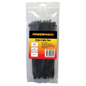 Powerforce Cable Tie Black 550mm x 12.7mm Pack of 100 POWCT55012BK/100