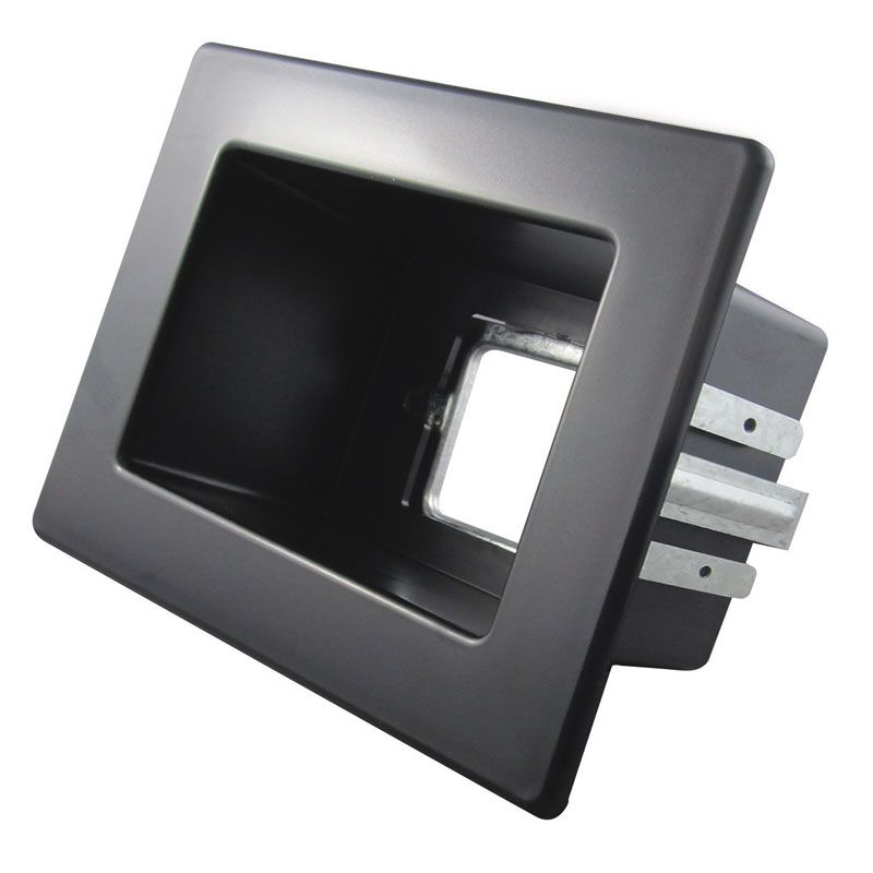 Recessed Wall Point Single Black RECWP1BK