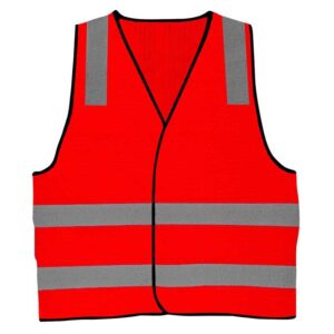 Hi-Viz Safety Vest with Reflectors - Size XL SAFSVF604-XLB