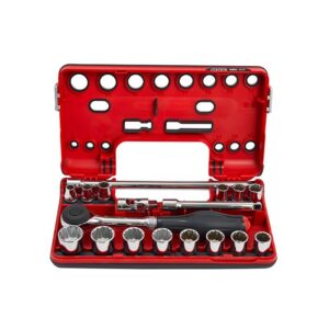 Sidchrome 18 Piece (Metric) 3/8" Drive Socket Set with Rotator Ratchet SIDSCMT13151