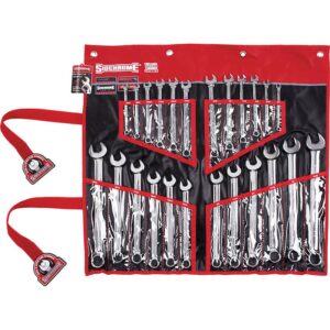 Sidchrome Spanner Set Combination Metric/AF 24 Pieces SIDSCMT22104