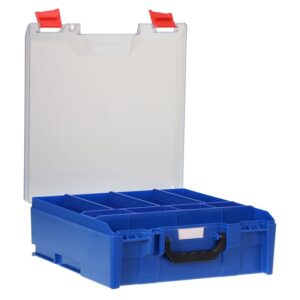 Storage Case Large Blue with Clear Lid ST33STLC-BL