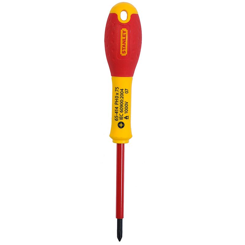 Stanley Fatmax Screwdriver VDE Phillips Tip PH0X75 STA0-65-414