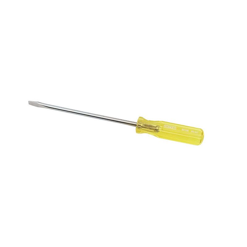 Stanley Screwdriver Acetate Handle Slotted 6 x 150mm STA65-547