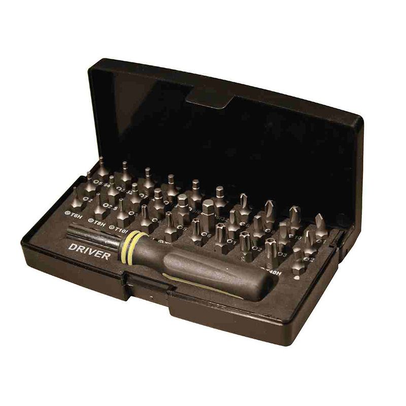Stanley Screwdriver Set Tamperproof Bit Kit With Driver 31 Piece STA68-0001