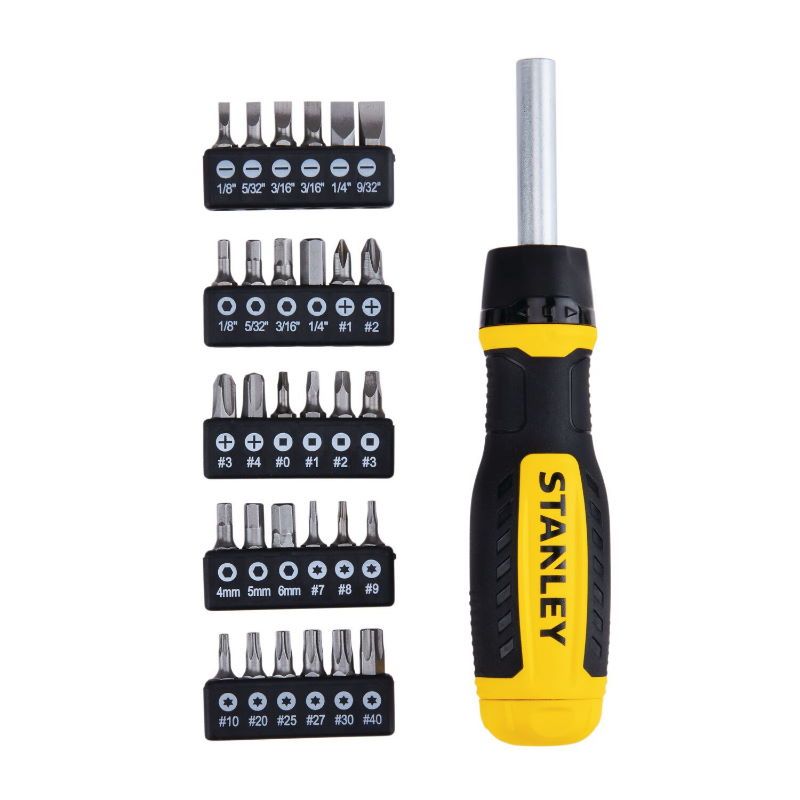 Stanley 30 Piece Multi-Bit Ratcheting Screwdriver Set STASTHT60084