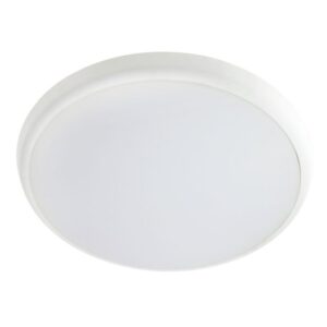 LED Oyster 18W Tricolour IP54 Dimmable White 300mm Diameter TSOYS18WTRI