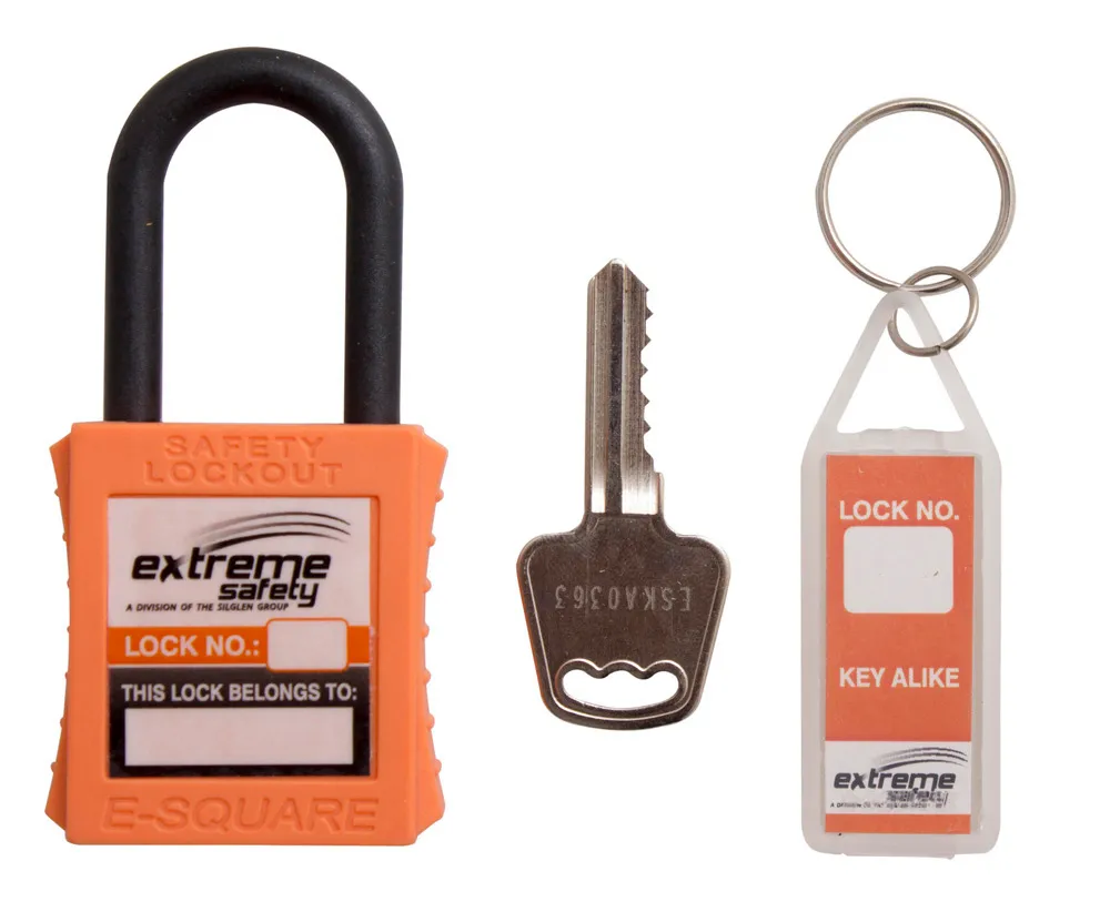 DIELECTRIC PADLOCK KEY ALIKE - ORANGE