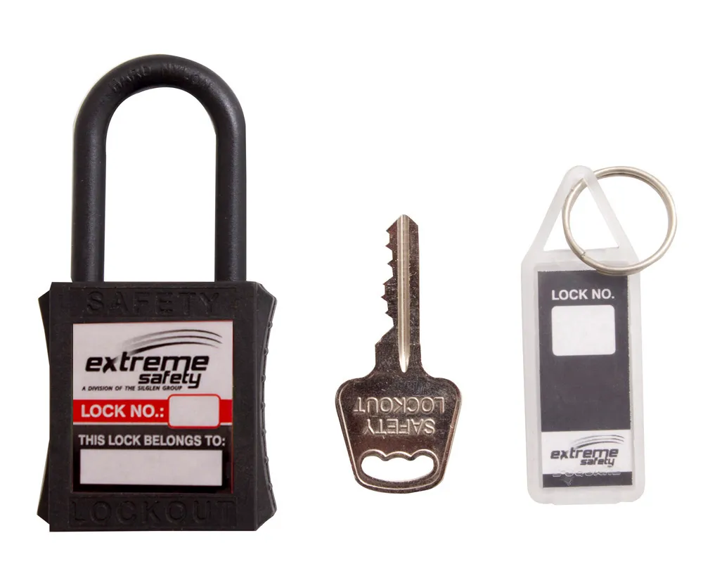 DIELECTRIC LOCK SET OF 10 BK