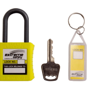 DIELECTRIC PADLOCK KEY ALIKE - YELLOW