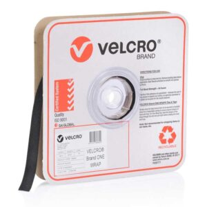 VELCRO? Brand ONE-WRAP?Continuous Roll Black 19mm x 22.8m VEL189645