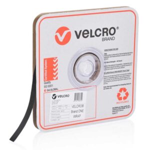 VELCRO? Brand ONE-WRAP? Continuous Roll Black 12.5mm x 22.8m VEL189755