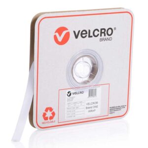VELCRO? Brand ONE-WRAP? Continuous Roll White 19mm x 22.8m VEL189811
