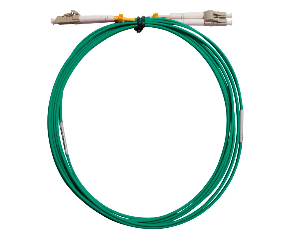LC-LC DUPLEX OM4 PATCHLEAD - 2 MTR GREEN