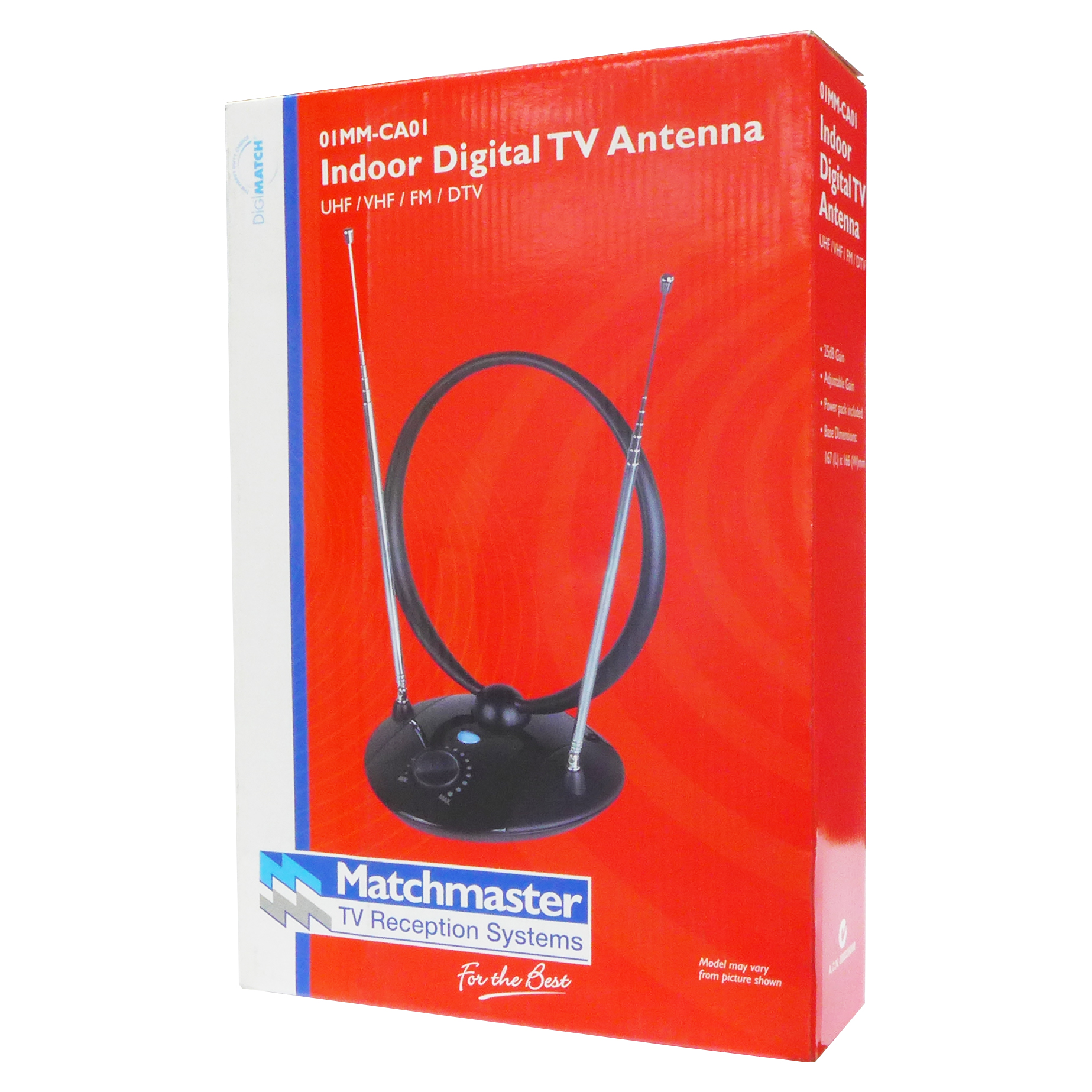 MATCHMASTER DIGITAL TV ANTENNA VHF/UHF INDOOR : 01MM-CA01