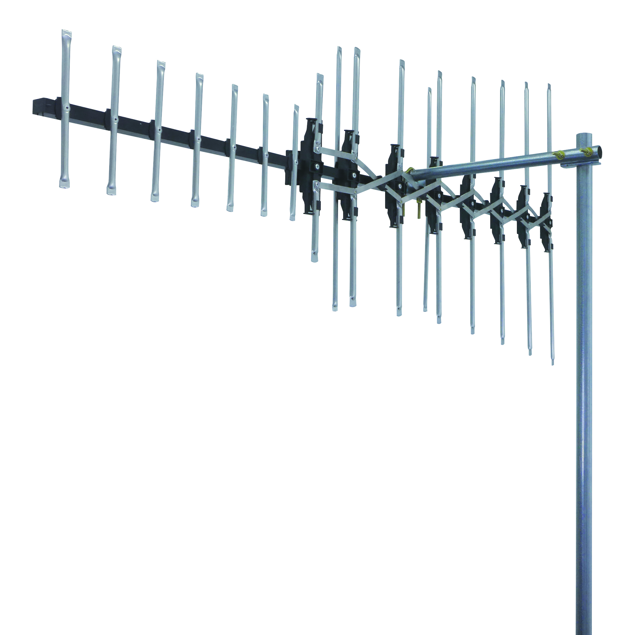 MATCHMASTER MAGNA BLACK UHF/VHF 17 EL. CH(6-12)(28-40) 50DB 4G/5G FILTER : 01MM-MB400