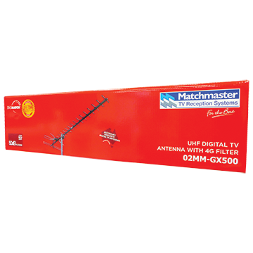 MATCHMASTER ANTENNA UHF 4G 694MHZ 18 ELEMENT (CH 28-51) : 02MM-GX500