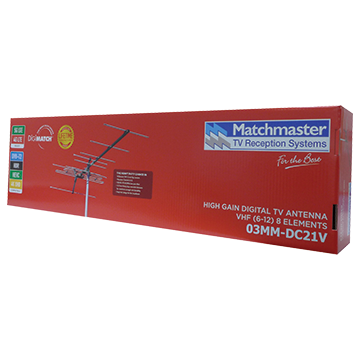 MATCHMASTER DIGIMATCH ANTENNA VHF CH(6-12) : 03MM-DC21V