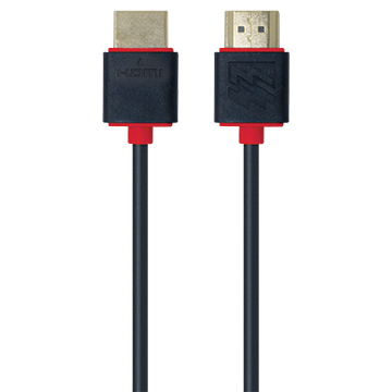 MATCHMASTER HDMI LEAD with ETHERNET (1M) SLIMLINE 4k@61 : 04MM-SL1