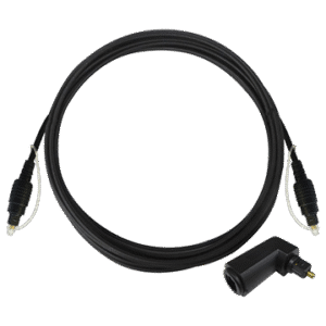 MATCHMASTER TOSLINK LEAD AND RIGHT ANGLE ADAPTOR 15M : 04MM-TOS15