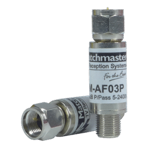 MATCHMASTER ATTENUATOR 3DB 'F' POWER PASS (5 Pack) : 05MM-AF03P