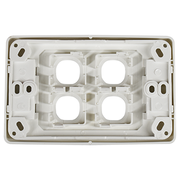 MATCHMASTER A-CLASS OUTLET PLATE - 4 WAY : 05MM-WP54