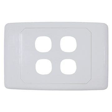 MATCHMASTER A-CLASS OUTLET PLATE - 4 WAY : 05MM-WP54