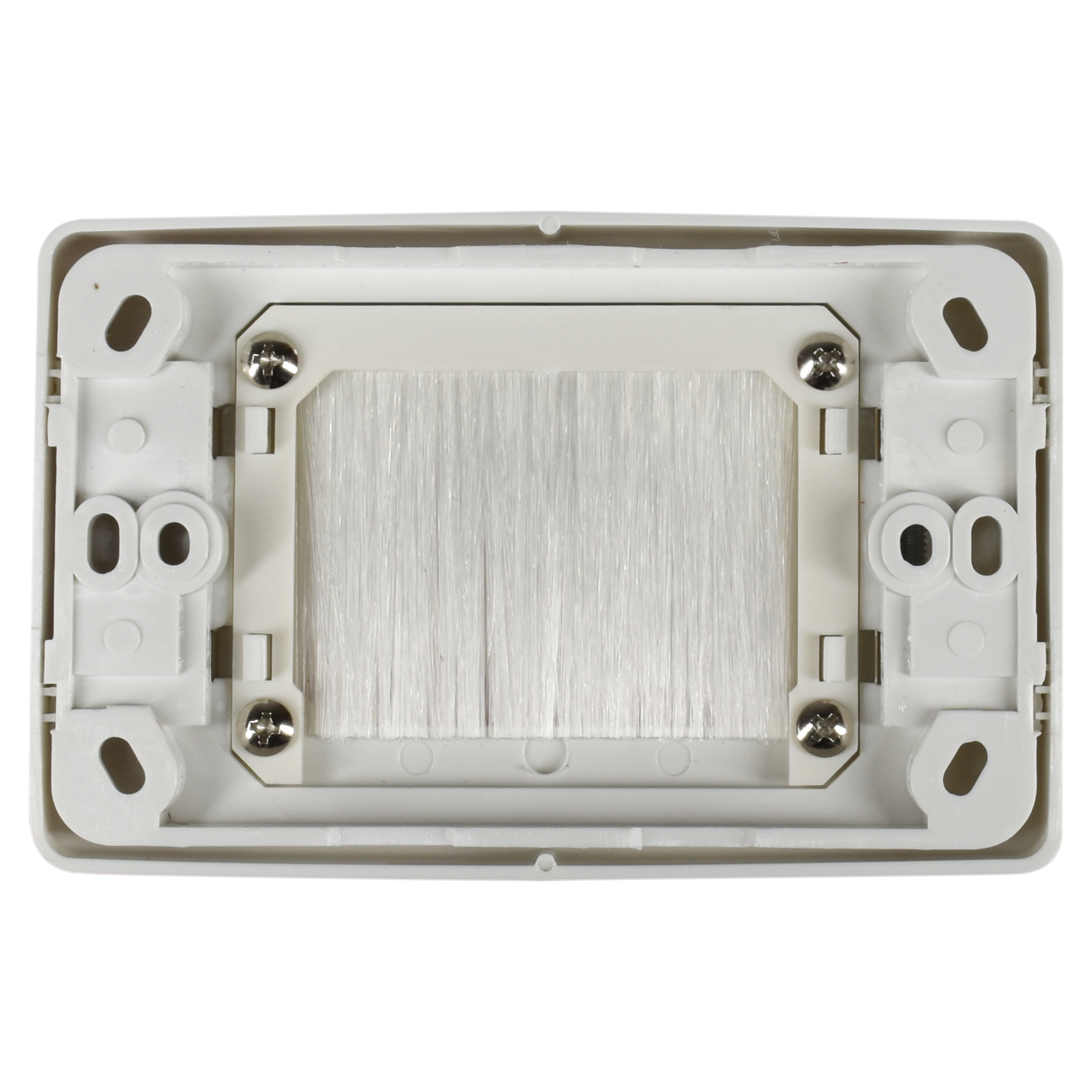MATCHMASTER WALL PLATE BULL NOSE WITH BRUSH DUST PROTECTION : 05MM-WP63