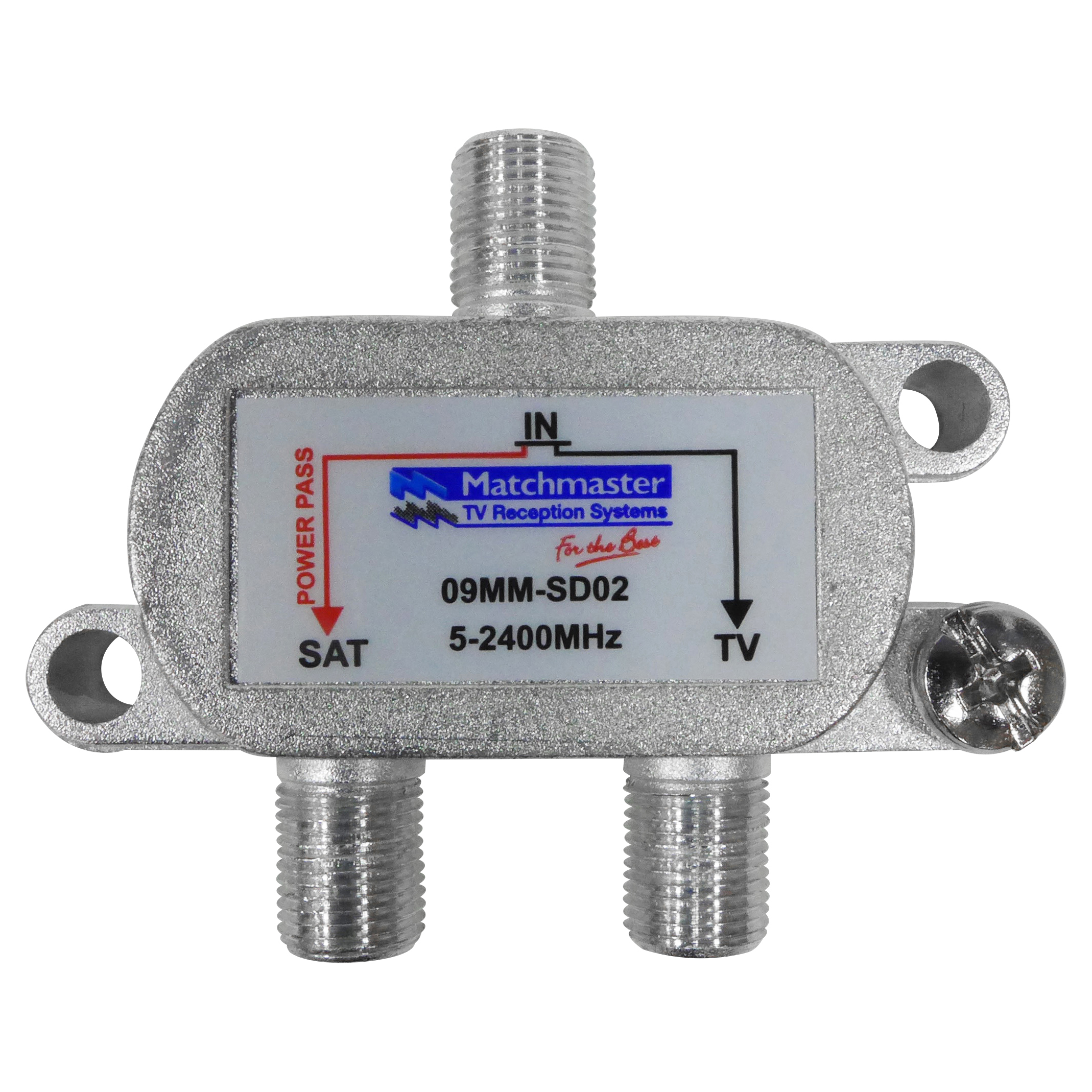 MATCHMASTER DIPLEXER SATELLITE 40-2300MHZ POWER PASS : 09MM-SD02