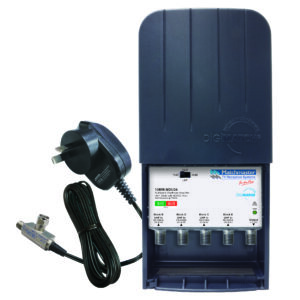 MATCHMASTER AMP UHF 4 INPUT 15,24,34dB SWITCHABLE GAIN 4G FILTERS FOR BANDS B C D E : 10MM-MDU34P