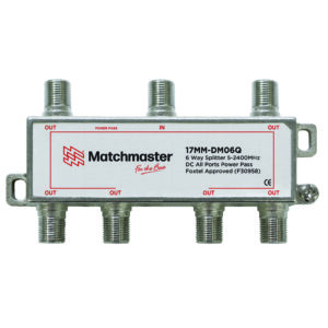 MATCHMASTER SPLITTER 6 WAY FOR TDT SYSTEMS : 17MM-DM06Q