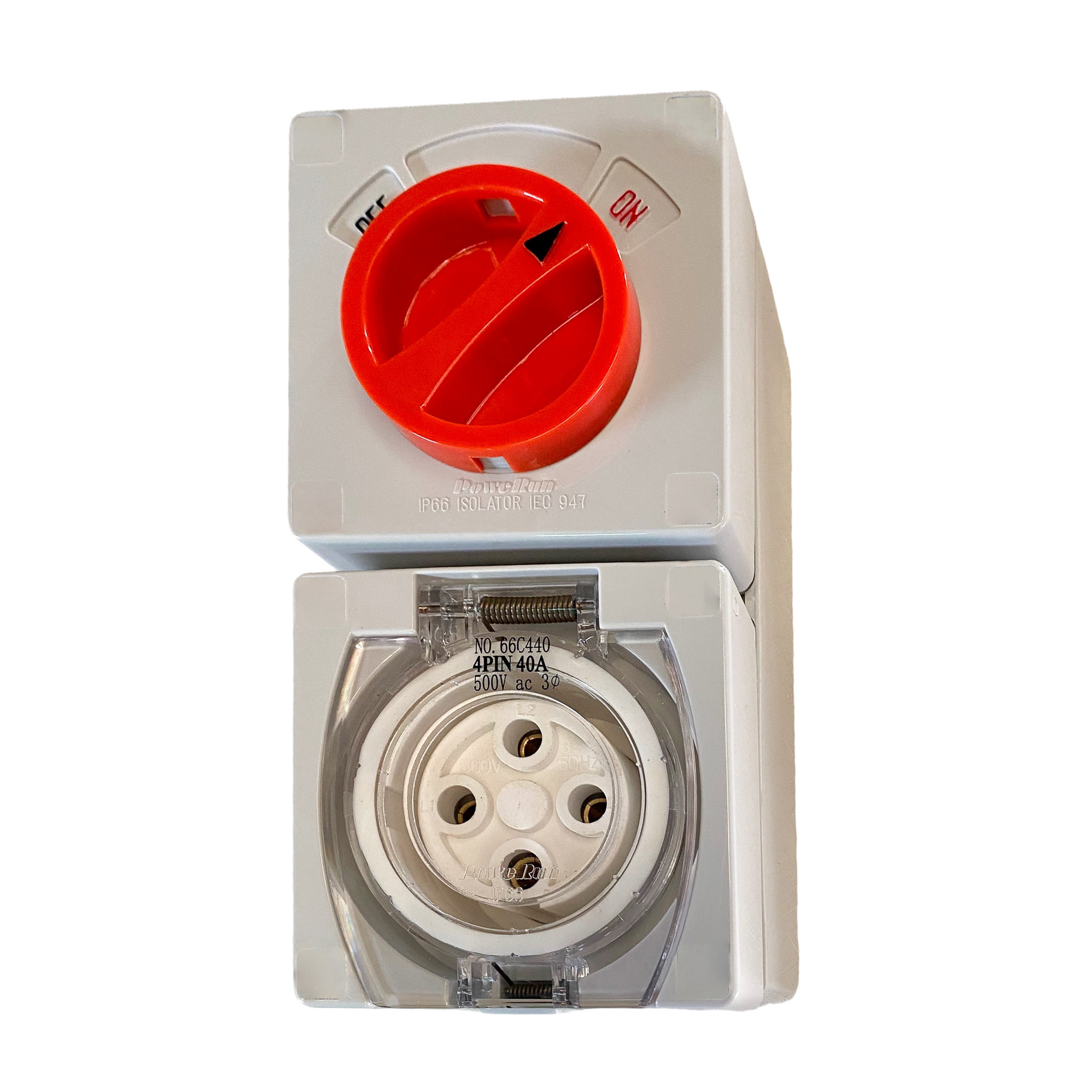 Transco Isolator 4 Pin Combination 32a ip66 66C432