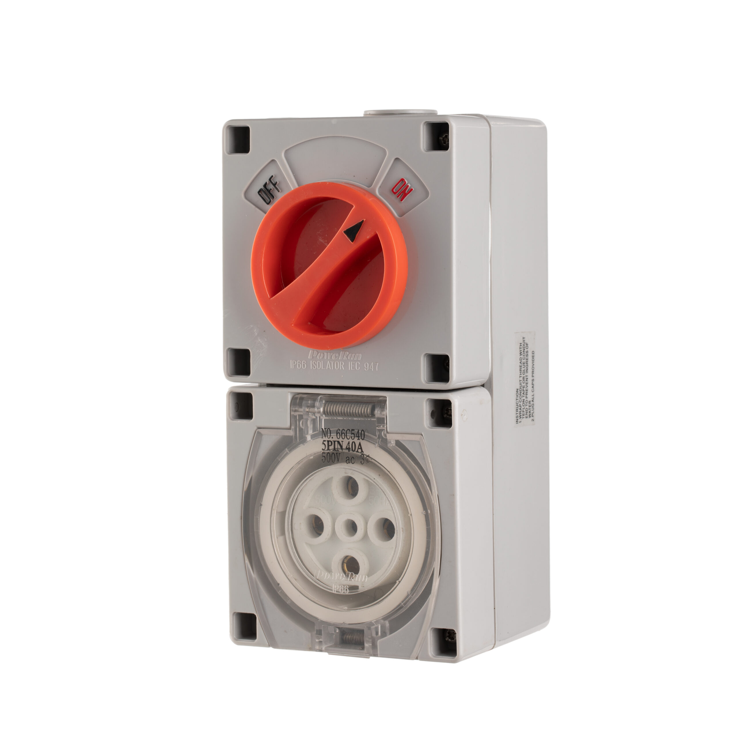 Transco Isolator 5 Pin Combination 40a ip66 66C540