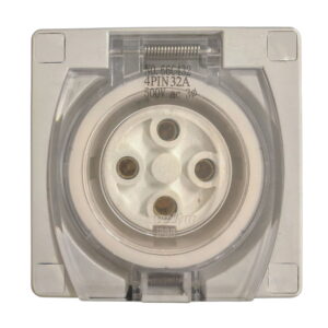 Transco Three Phase Outlet Socket 4 Pin 32a IP66 66SO432