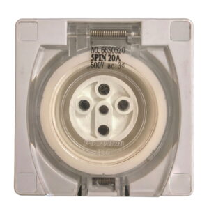 Transco Three Phase Outlet Socket 5 Pin 20a ip66 66SO520