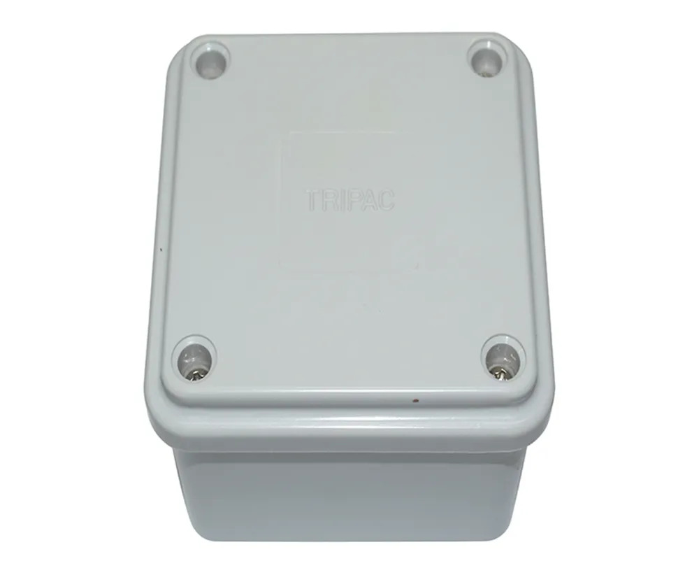 TRIPAC ADAPTABLE BOX PVC 100X100X50MM GREY (1/each) AB442