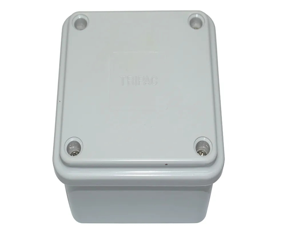 TRIPAC ADAPTABLE BOX PVC 150X150X50MM GREY (1/each) AB662