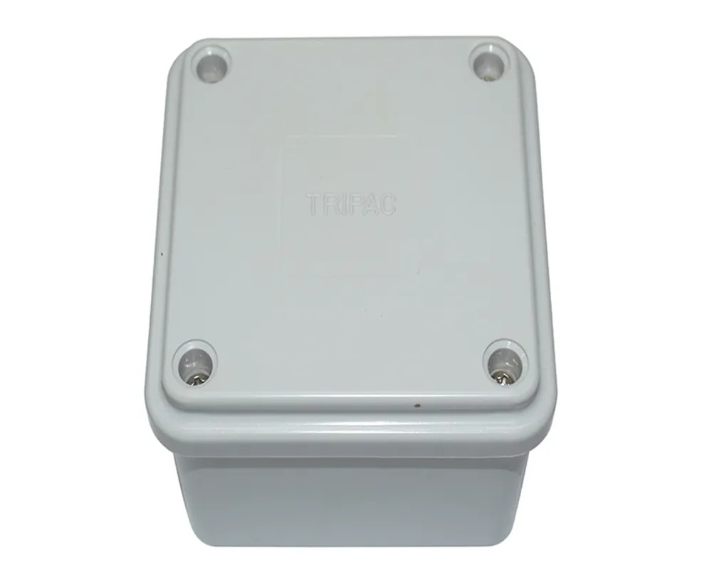 TRIPAC ADAPTABLE BOX PVC 150X150X100MM GREY (1/each) AB664