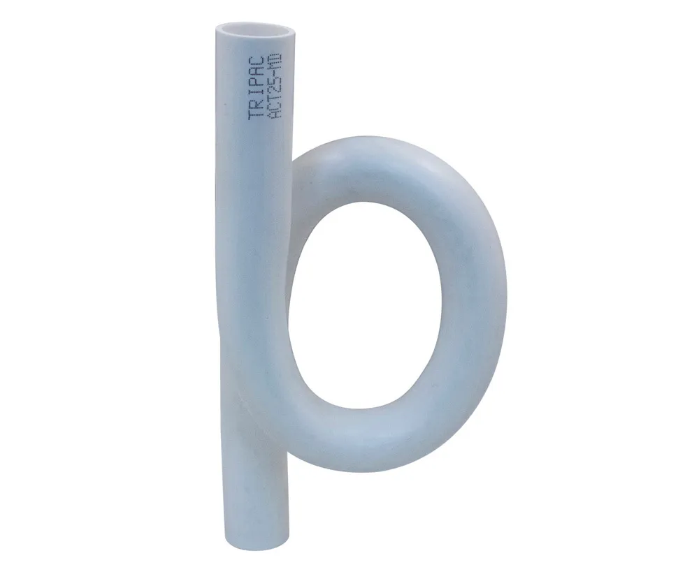 TRIPAC FITTING AIRCON TRAP PVC 25MM WHITE (10/each) ACT25