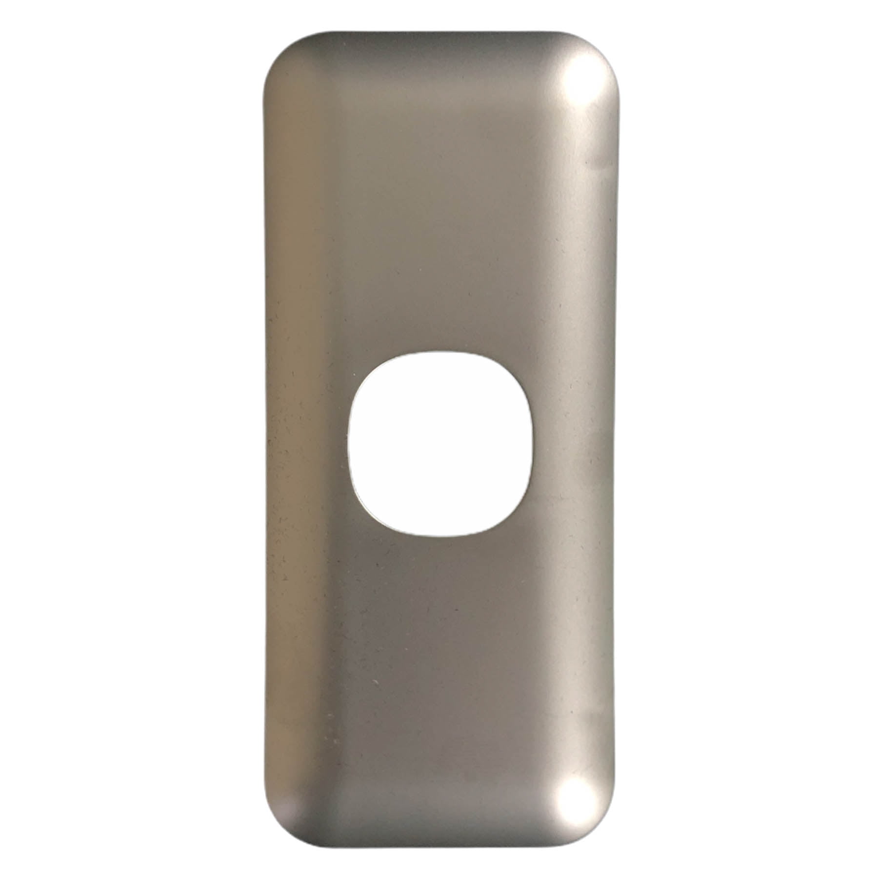 Transco Architrave Switch 1 Gang Wafer Silver Cover AS1WC/SC