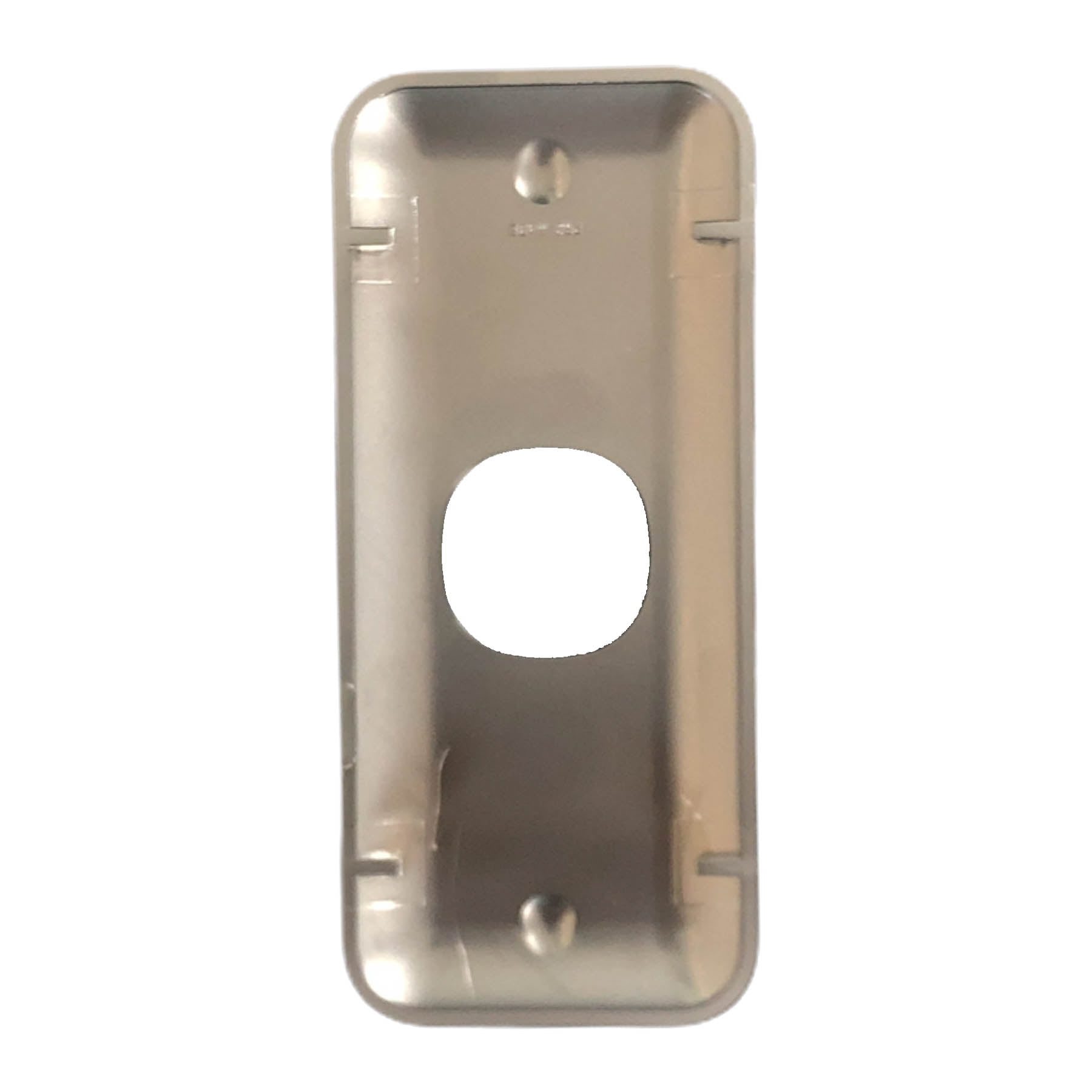 Transco Architrave Switch 1 Gang Wafer Silver Cover AS1WC/SC