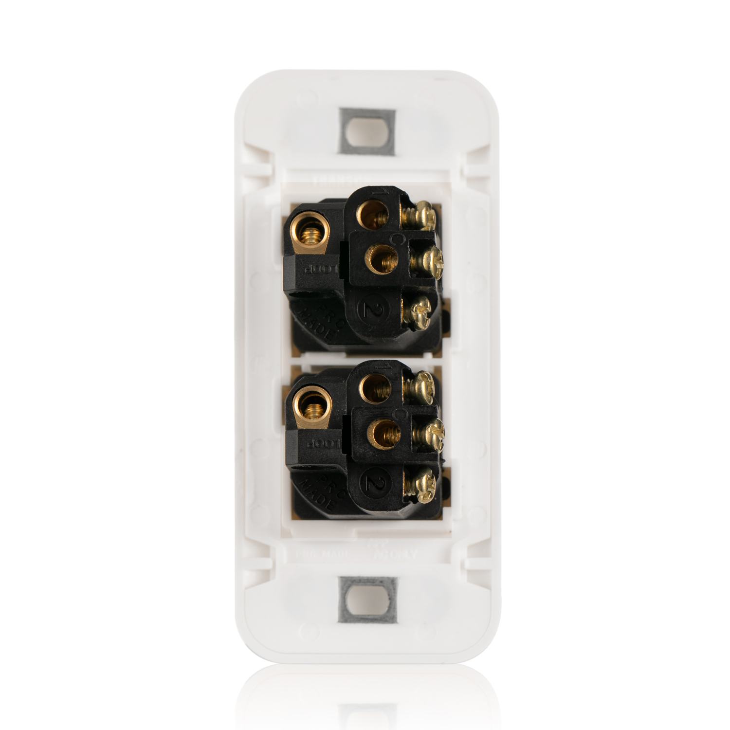 Transco Architrave Switch 2 Gang Wafer AS2W