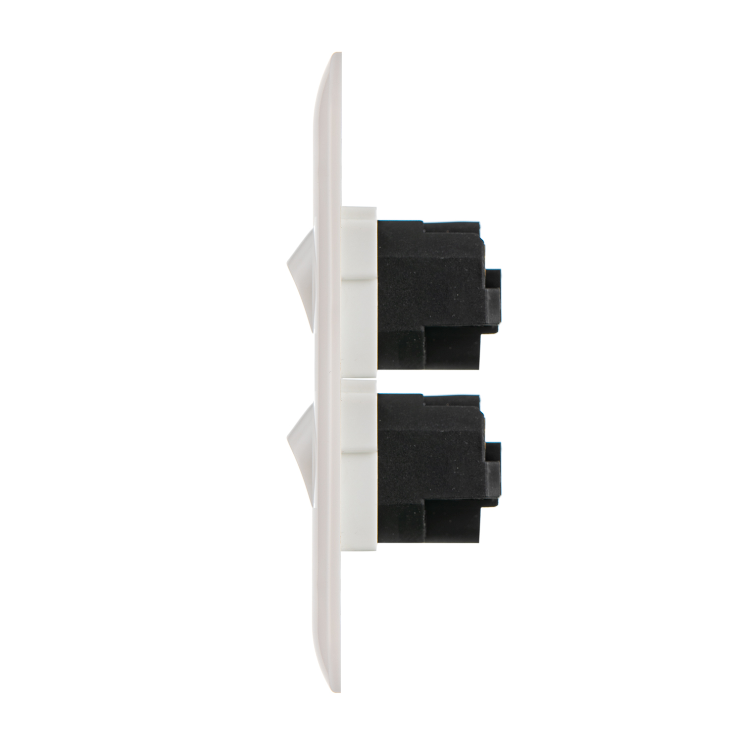 Transco Architrave Switch 2 Gang Wafer AS2W
