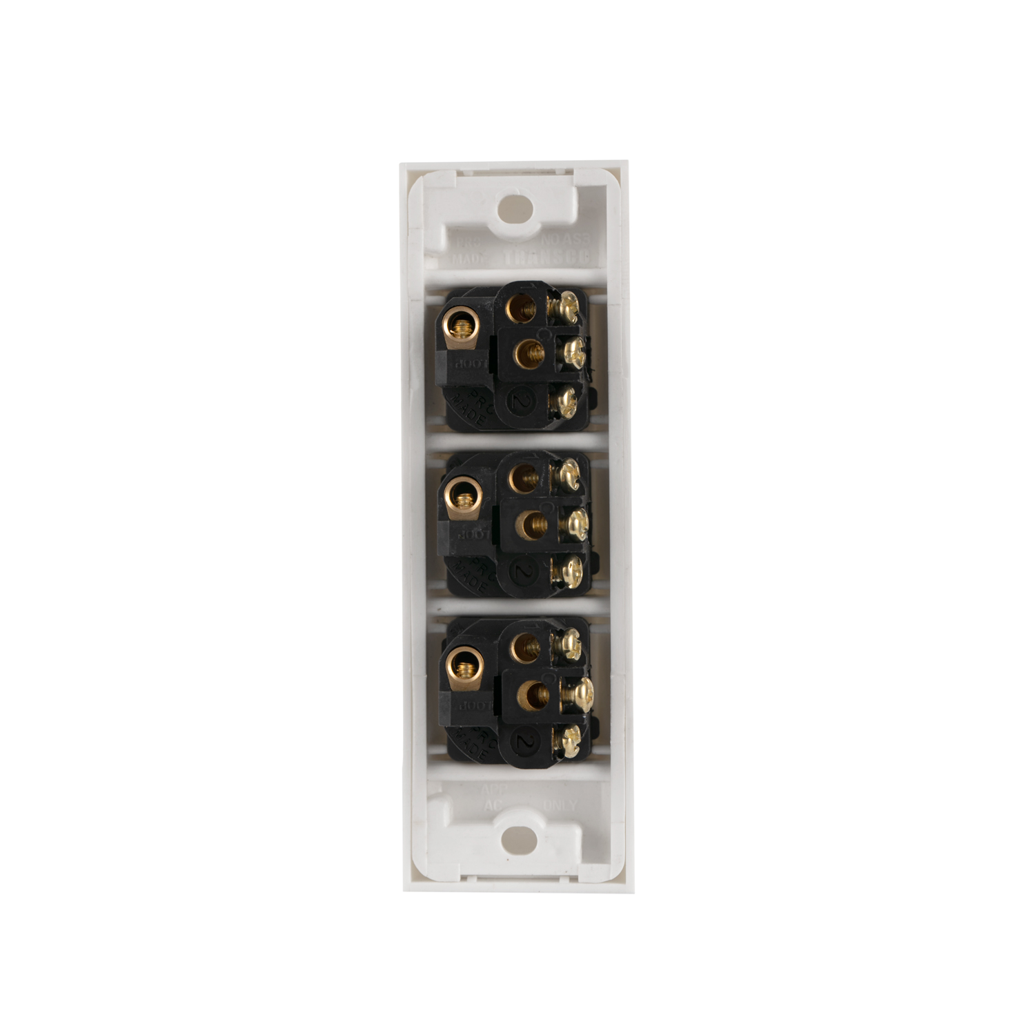 Transco Architrave Switch 3 Gang AS3